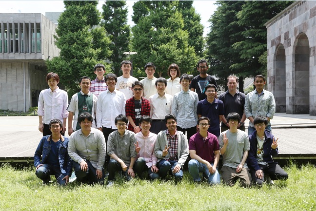 in front of the main building of Tokyo Tech(2017.5.18)